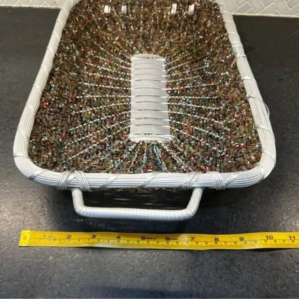 Unbranded beaded rectangular